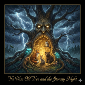 The Wise Old Tree and the Stormy Night